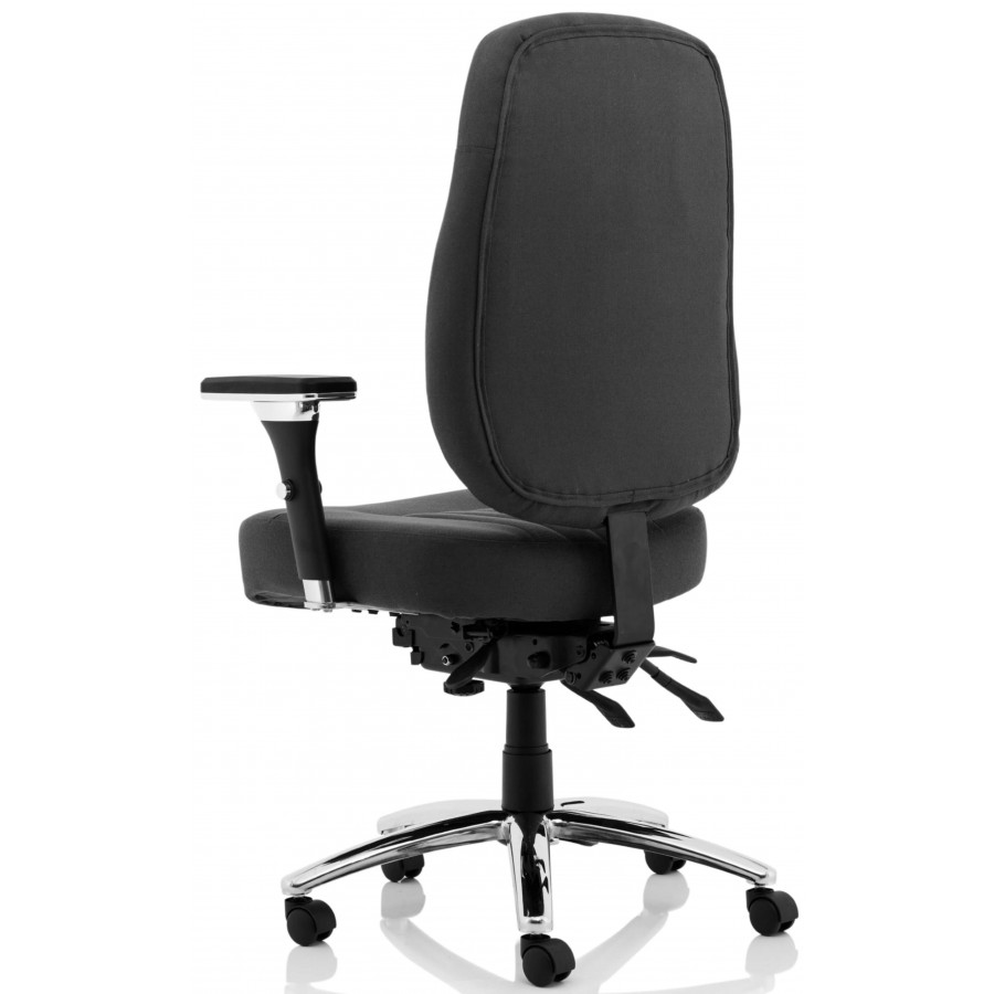 Barcelona Fabric Heavy Duty Office Chair - 158KG Rated 24 Hour Use